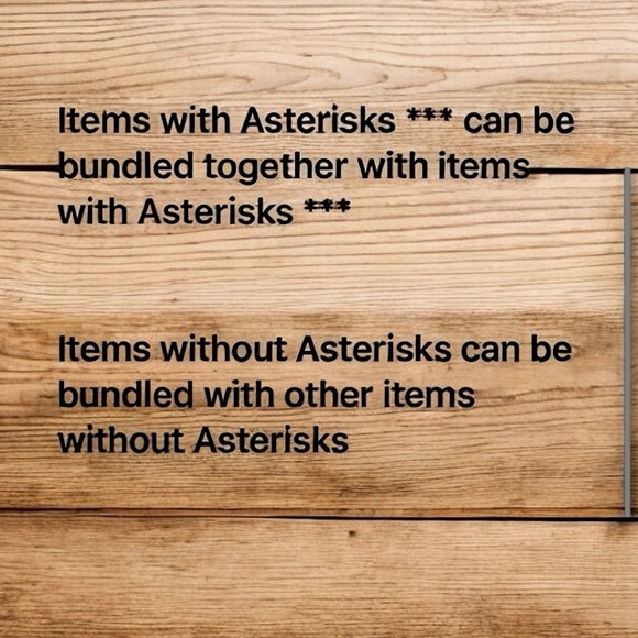 Other - Info for bundling